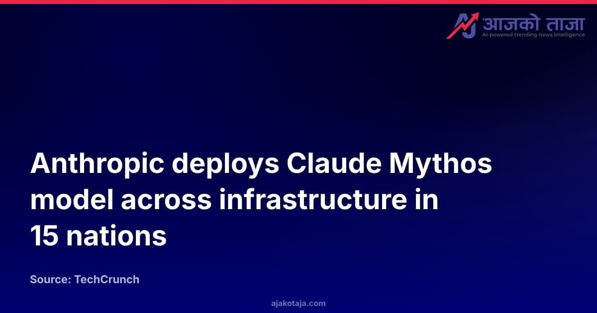 Anthropic deploys Claude Mythos model across infrastructure in 15 nations