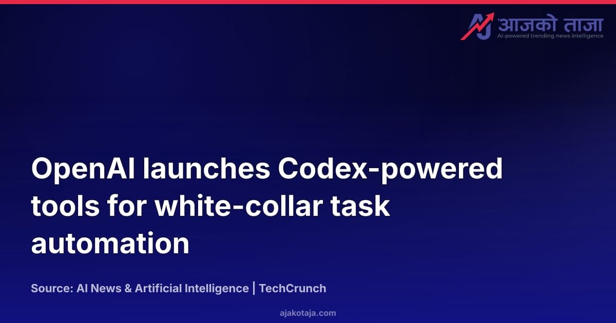 OpenAI launches Codex-powered tools for white-collar task automation